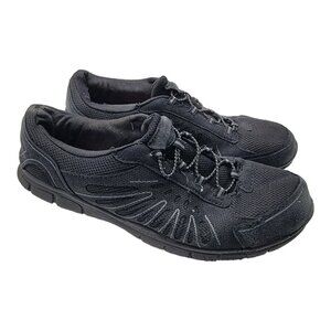 Women's Shoes -DANSKIN NOW  Memory Foam Slip On Black Bungee Sneaker Size 10